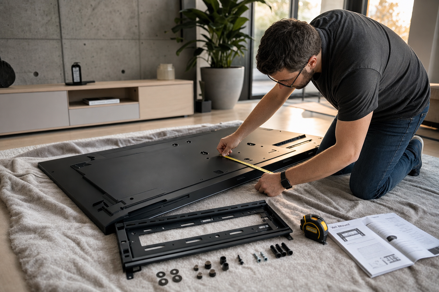 TV wandbeugel voor 55 inch televisie